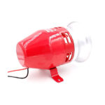 SIRENA DE EMERGENCIA ROJA PLATEADA MS-390 220-24-12V CAMSCO