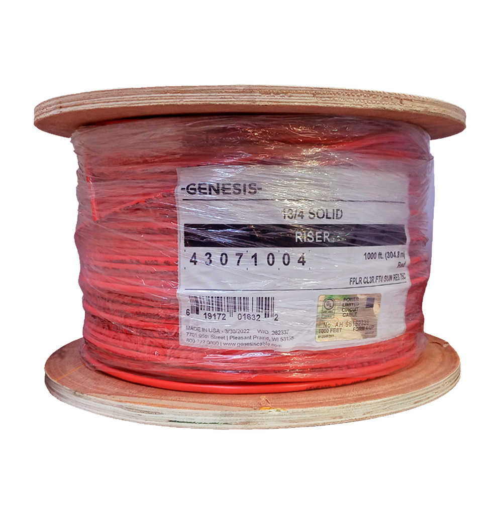 4x18 Cable contra incendio GENESIS FPLR 4X18 AWG UL - Imagen 1