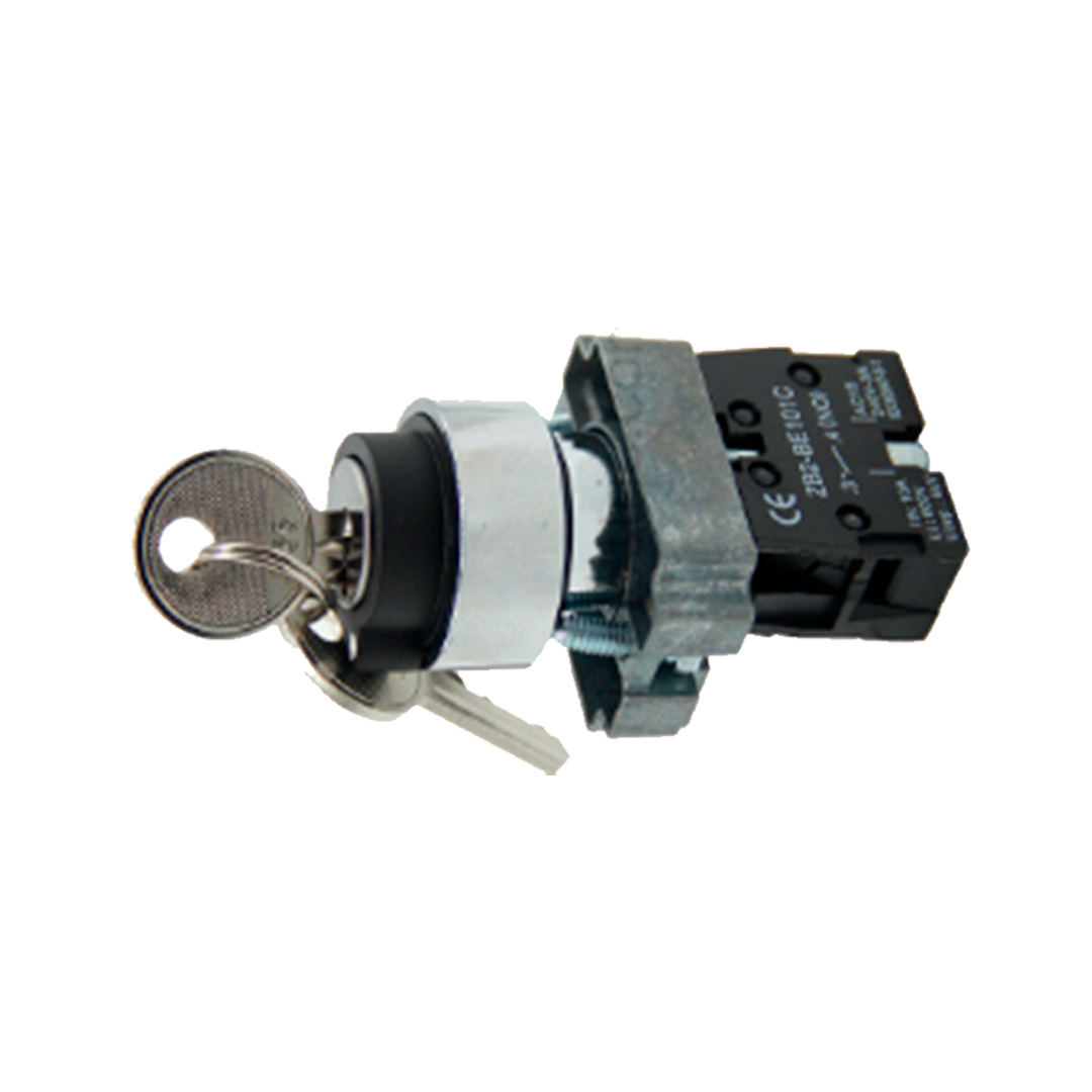 SELECTOR 01 CON LLAVE 22MM VEGAL ELECTRIC XB2BG21 Electro