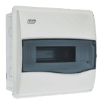 TABLERO DE 12 POLOS EMPOTRABLE IP40 VENTANA TRANSPARENTE BM12PT IDE - Imagen 3