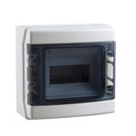 TABLERO HERMETICO 8 POLOS ADOSABLE LIBRE DE HALOGENO IP65 CDP8PT IDE