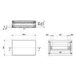 TABLERO DE 18 POLOS ADOSABLE IP40 VENTANA TRANSPARENTE GPS18PT IDE - Imagen 2