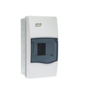 TABLERO DE 4 POLOS EMPOTRABLE IP40 VENTANA TRANSPARENTE BM4PT IDE