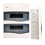TABLERO DE 24 POLOS EMPOTRABLE IP40 VENTANA TRANSPARENTE BM24PT IDE
